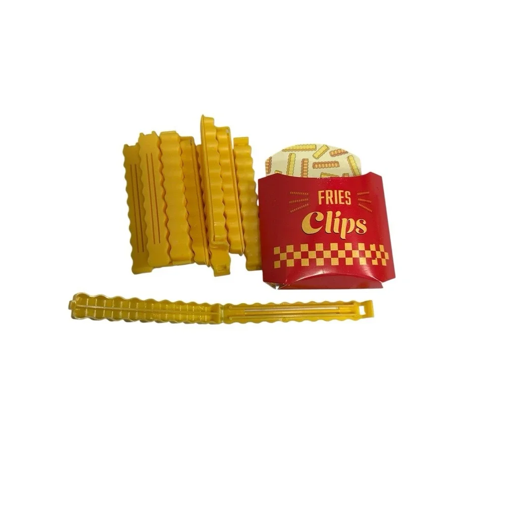 NEW novelty chip clips bag closers‎ fries food magnet case
